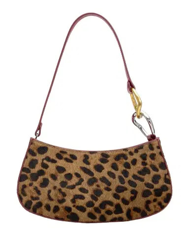 Staud Ollie Cheetah-Print Calf Hair Shoulder Bag | Thumbnail 1 Staud Ollie Cheetah-Print Calf Hair Shoulder Bag | Thumbnail 1
