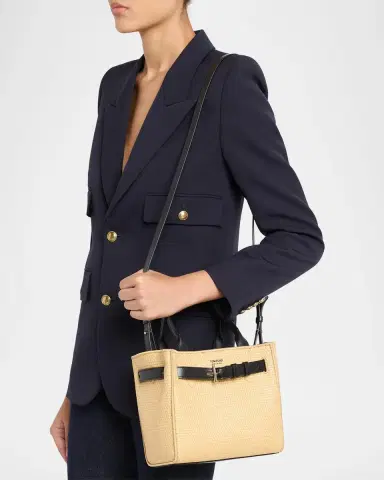 Tom Ford Audrey Small Raffia Top-Handle Bag | Thumbnail 2 Tom Ford Audrey Small Raffia Top-Handle Bag | Thumbnail 2