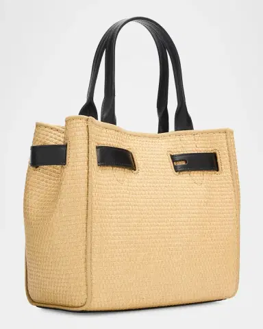 Tom Ford Audrey Small Raffia Top-Handle Bag | Thumbnail 3 Tom Ford Audrey Small Raffia Top-Handle Bag | Thumbnail 3