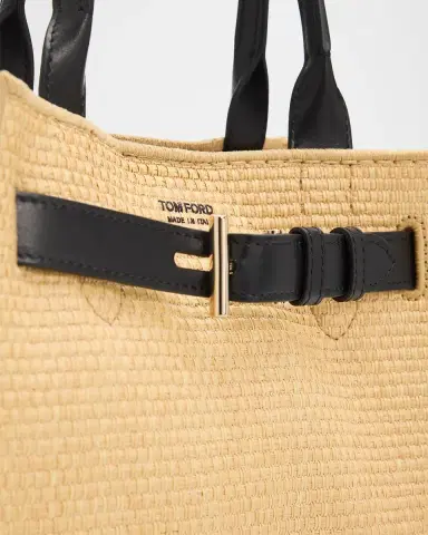 Tom Ford Audrey Small Raffia Top-Handle Bag | Thumbnail 6 Tom Ford Audrey Small Raffia Top-Handle Bag | Thumbnail 6