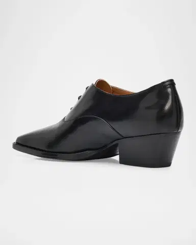 Jil Sander 40mm Lace-Up Leather Oxfords | Thumbnail 4 Jil Sander 40mm Lace-Up Leather Oxfords | Thumbnail 4