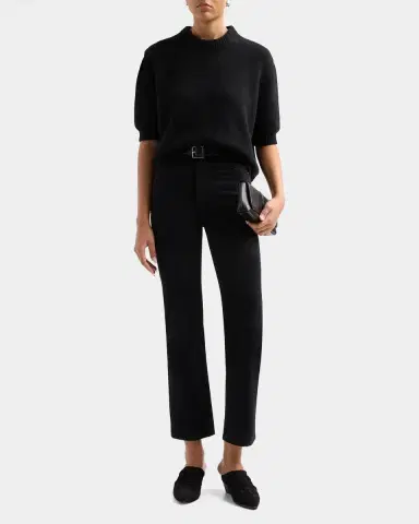 PEDRO GARCIA Helenka 30MM Ruched Suede Mules | Thumbnail 4 PEDRO GARCIA Helenka 30MM Ruched Suede Mules | Thumbnail 4