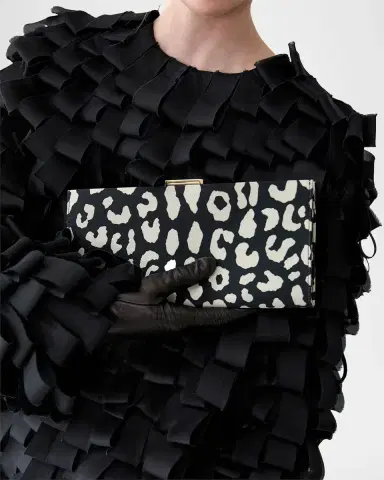 Carolina Herrera Pats Animal Jacquard Clutch Bag | Thumbnail 2 Carolina Herrera Pats Animal Jacquard Clutch Bag | Thumbnail 2