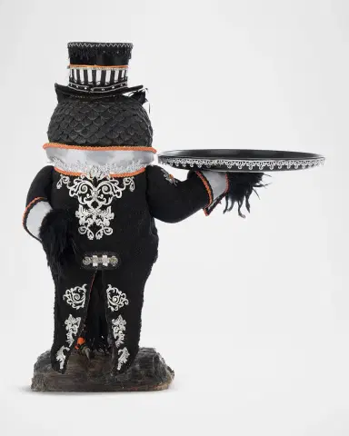 Katherine 's Collection Oscar Macabre Owl Server Halloween Decor | Thumbnail 4 Katherine 's Collection Oscar Macabre Owl Server Halloween Decor | Thumbnail 4