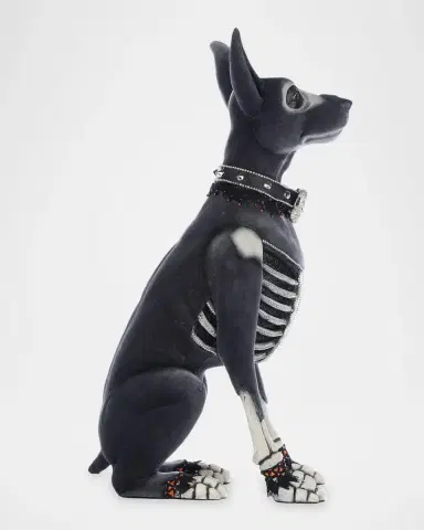 Katherine 's Collection Bones the Dog Halloween Decor | Thumbnail 4 Katherine 's Collection Bones the Dog Halloween Decor | Thumbnail 4