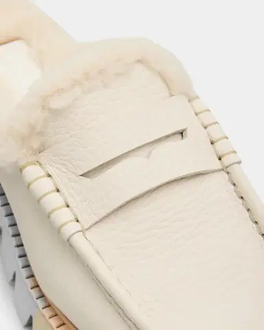 PEDRO GARCIA Savy 35MM Shearling-Trimmed Leather Loafers | Thumbnail 6 PEDRO GARCIA Savy 35MM Shearling-Trimmed Leather Loafers | Thumbnail 6