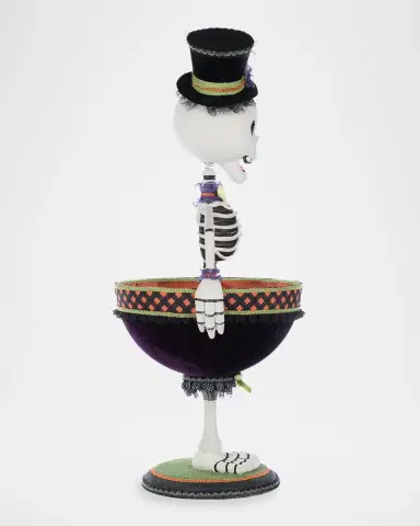 Katherine 's Collection Billy Bones Thorton Halloween Candy Bowl | Thumbnail 3 Katherine 's Collection Billy Bones Thorton Halloween Candy Bowl | Thumbnail 3