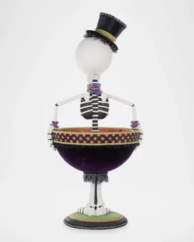 Katherine 's Collection Billy Bones Thorton Halloween Candy Bowl | Thumbnail 4 Katherine 's Collection Billy Bones Thorton Halloween Candy Bowl | Thumbnail 4