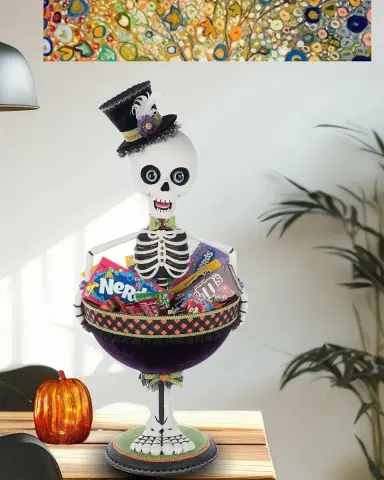 Katherine 's Collection Billy Bones Thorton Halloween Candy Bowl | Thumbnail 6 Katherine 's Collection Billy Bones Thorton Halloween Candy Bowl | Thumbnail 6