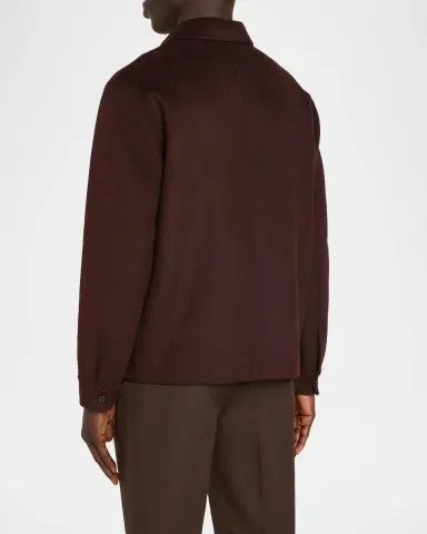 Vince Men's Splittable Wool Blend Full-Zip Jacket | Thumbnail 3 Vince Men's Splittable Wool Blend Full-Zip Jacket | Thumbnail 3