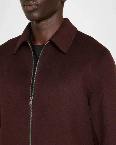 Vince Men's Splittable Wool Blend Full-Zip Jacket | Thumbnail 5 Vince Men's Splittable Wool Blend Full-Zip Jacket | Thumbnail 5