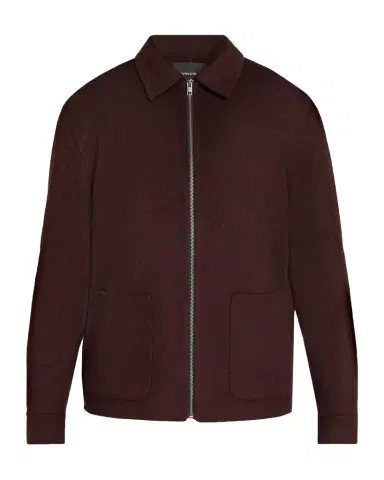 Vince Men's Splittable Wool Blend Full-Zip Jacket | Thumbnail 1 Vince Men's Splittable Wool Blend Full-Zip Jacket | Thumbnail 1