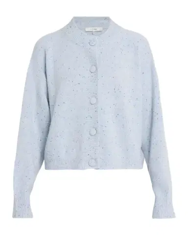 Frame The Lightweight Cashmere Crewneck Cardigan | Thumbnail 1 Frame The Lightweight Cashmere Crewneck Cardigan | Thumbnail 1