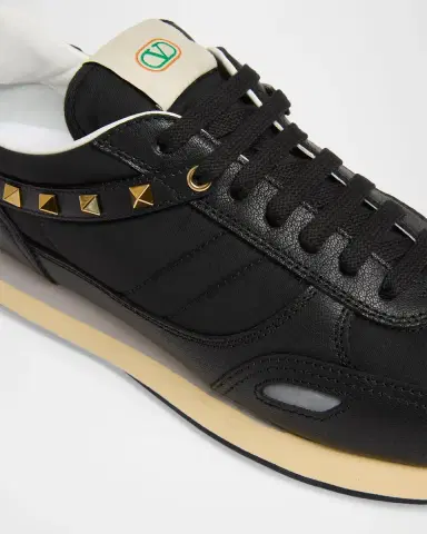 Valentino Garavani Men's Stud Up Low-Top Sneakers | Thumbnail 6 Valentino Garavani Men's Stud Up Low-Top Sneakers | Thumbnail 6