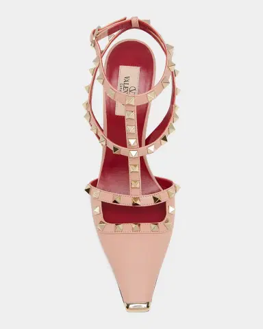 Valentino Garavani Rockstud 100mm Studded Leather Strappy Pumps | Thumbnail 6 Valentino Garavani Rockstud 100mm Studded Leather Strappy Pumps | Thumbnail 6