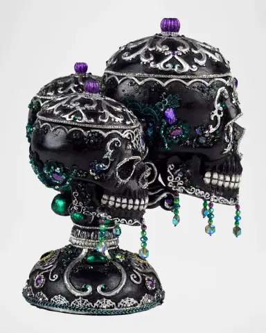 Katherine 's Collection Tri-Skull Candy Bowls Halloween Decor | Thumbnail 2 Katherine 's Collection Tri-Skull Candy Bowls Halloween Decor | Thumbnail 2