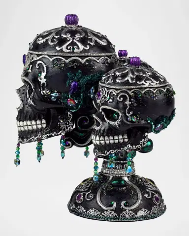 Katherine 's Collection Tri-Skull Candy Bowls Halloween Decor | Thumbnail 3 Katherine 's Collection Tri-Skull Candy Bowls Halloween Decor | Thumbnail 3