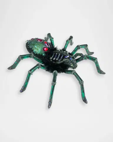 Katherine 's Collection Enchanted Emerald Widow Large Spider | Thumbnail 2 Katherine 's Collection Enchanted Emerald Widow Large Spider | Thumbnail 2