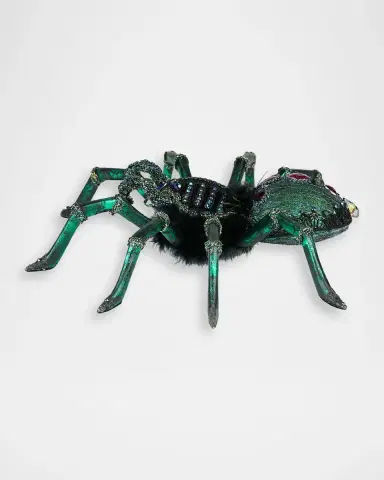 Katherine 's Collection Enchanted Emerald Widow Large Spider | Thumbnail 4 Katherine 's Collection Enchanted Emerald Widow Large Spider | Thumbnail 4