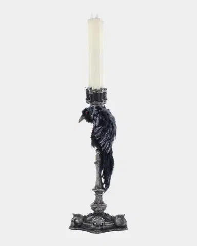 Katherine 's Collection Macabre Crow Candelabra Halloween Decor | Thumbnail 2 Katherine 's Collection Macabre Crow Candelabra Halloween Decor | Thumbnail 2