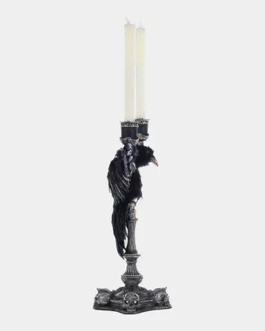 Katherine 's Collection Macabre Crow Candelabra Halloween Decor | Thumbnail 3 Katherine 's Collection Macabre Crow Candelabra Halloween Decor | Thumbnail 3