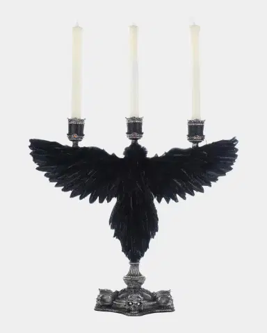 Katherine 's Collection Macabre Crow Candelabra Halloween Decor | Thumbnail 4 Katherine 's Collection Macabre Crow Candelabra Halloween Decor | Thumbnail 4