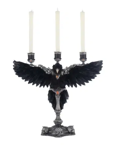 Katherine 's Collection Macabre Crow Candelabra Halloween Decor | Thumbnail 1 Katherine 's Collection Macabre Crow Candelabra Halloween Decor | Thumbnail 1