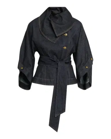 Zimmermann Valiant Denim Buttoned Jacket | Thumbnail 1 Zimmermann Valiant Denim Buttoned Jacket | Thumbnail 1