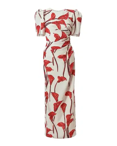 Carolina Herrera Calla Lily Ankle Length Dress | Thumbnail 1 Carolina Herrera Calla Lily Ankle Length Dress | Thumbnail 1