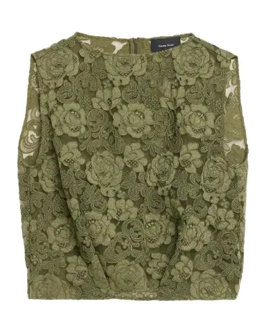 Simone Rocha Sleeveless Floral Lace Boxy Smock Top | Thumbnail 1 Simone Rocha Sleeveless Floral Lace Boxy Smock Top | Thumbnail 1