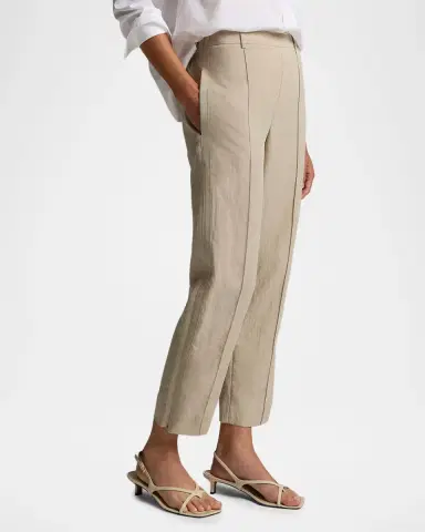 Vince Grace Pintuck Cropped Trousers | Thumbnail 4 Vince Grace Pintuck Cropped Trousers | Thumbnail 4