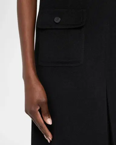 Lafayette 148 New York Pleated Camel Hair Shift Dress | Thumbnail 5 Lafayette 148 New York Pleated Camel Hair Shift Dress | Thumbnail 5