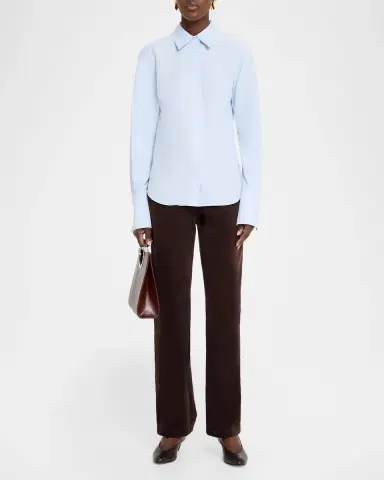 Lafayette 148 New York Kent Barrel-Leg Corduroy Pants | Thumbnail 2 Lafayette 148 New York Kent Barrel-Leg Corduroy Pants | Thumbnail 2
