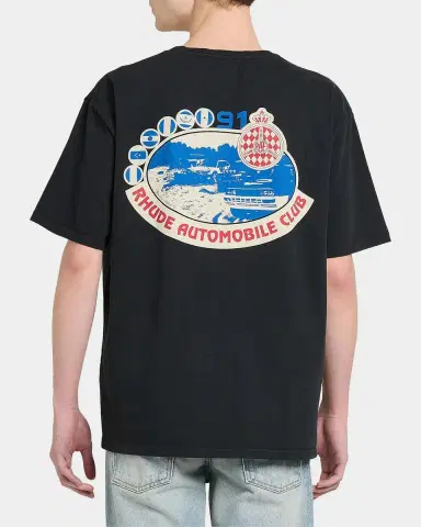 Rhude Men's Automobile Club Graphic T-Shirt | Thumbnail 3 Rhude Men's Automobile Club Graphic T-Shirt | Thumbnail 3