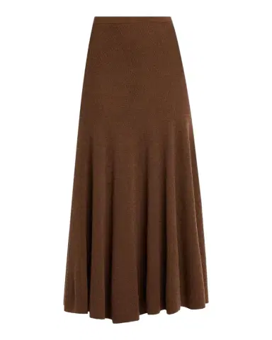 Ulla Johnson Azaria Pleated Merino Wool Midi Skirt | Thumbnail 1 Ulla Johnson Azaria Pleated Merino Wool Midi Skirt | Thumbnail 1