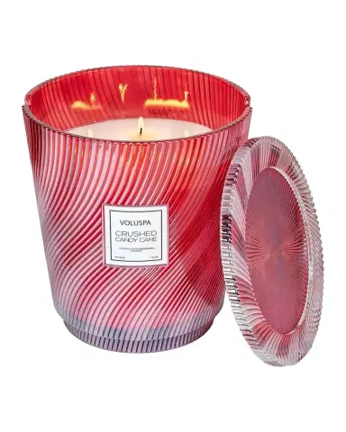 Voluspa Crushed Candy Cane 5-Wick Candle | Thumbnail 1 Voluspa Crushed Candy Cane 5-Wick Candle | Thumbnail 1