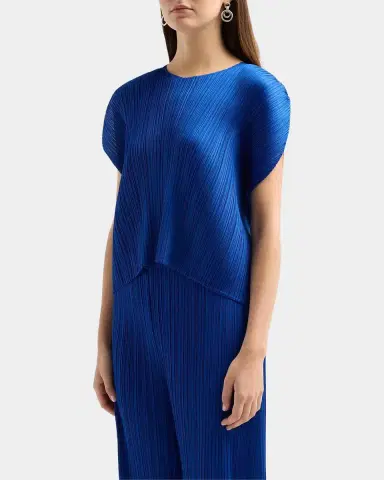 Issey Miyake Monthly Colors: July Pleats Short-Sleeve Top | Thumbnail 4 Issey Miyake Monthly Colors: July Pleats Short-Sleeve Top | Thumbnail 4