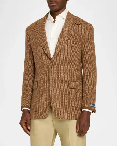 Polo Ralph Lauren Men's Polo Tailored Fit Tick-Weave Sport Coat | Thumbnail 4 Polo Ralph Lauren Men's Polo Tailored Fit Tick-Weave Sport Coat | Thumbnail 4