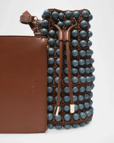 Farm Rio Beaded Macrame Bucket Bag | Thumbnail 3 Farm Rio Beaded Macrame Bucket Bag | Thumbnail 3