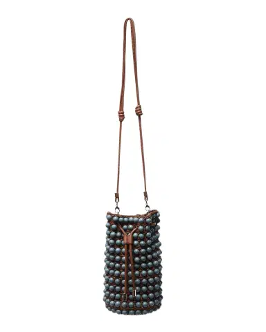 Farm Rio Beaded Macrame Bucket Bag | Thumbnail 1 Farm Rio Beaded Macrame Bucket Bag | Thumbnail 1