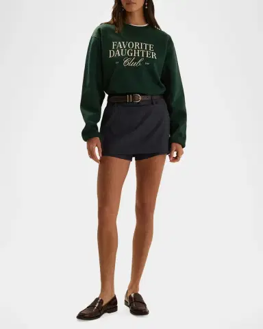 Favorite Daughter The Spencer Pinstriped Skort | Thumbnail 2 Favorite Daughter The Spencer Pinstriped Skort | Thumbnail 2