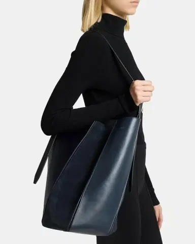 Proenza Schouler Hex Leather & Calf Hair Bucket Bag | Thumbnail 2 Proenza Schouler Hex Leather & Calf Hair Bucket Bag | Thumbnail 2