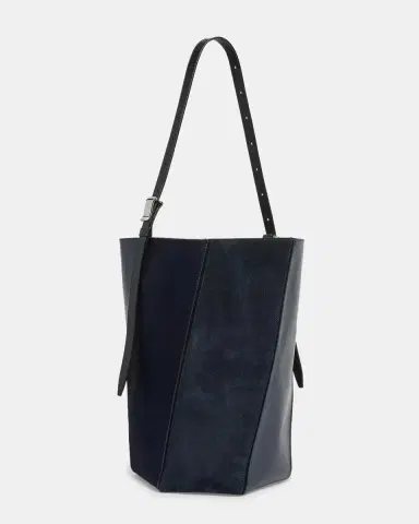 Proenza Schouler Hex Leather & Calf Hair Bucket Bag | Thumbnail 3 Proenza Schouler Hex Leather & Calf Hair Bucket Bag | Thumbnail 3