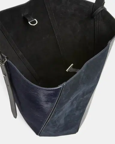 Proenza Schouler Hex Leather & Calf Hair Bucket Bag | Thumbnail 4 Proenza Schouler Hex Leather & Calf Hair Bucket Bag | Thumbnail 4