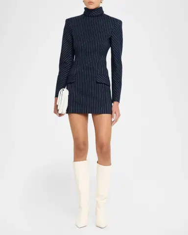 Aknvas Toni Pinstripe Mini Dress | Thumbnail 2 Aknvas Toni Pinstripe Mini Dress | Thumbnail 2