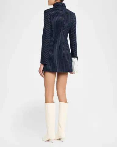Aknvas Toni Pinstripe Mini Dress | Thumbnail 3 Aknvas Toni Pinstripe Mini Dress | Thumbnail 3
