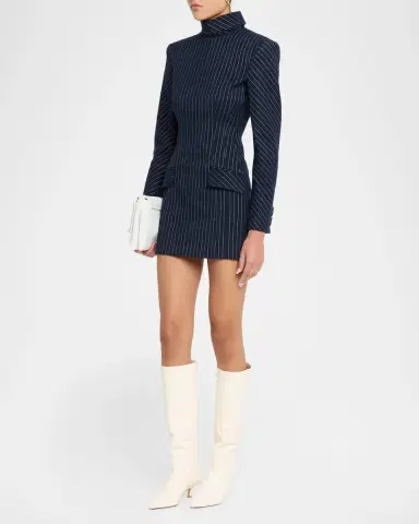 Aknvas Toni Pinstripe Mini Dress | Thumbnail 4 Aknvas Toni Pinstripe Mini Dress | Thumbnail 4