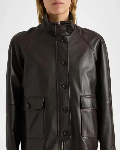 Proenza Schouler Gio Leather Jacket | Thumbnail 5 Proenza Schouler Gio Leather Jacket | Thumbnail 5