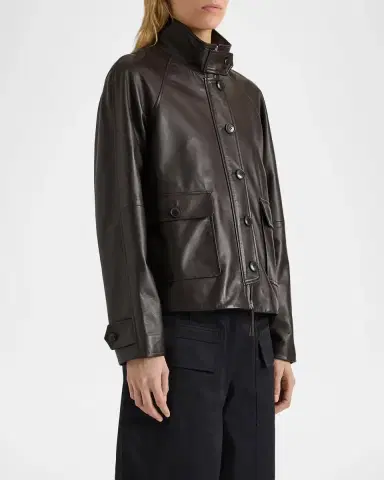 Proenza Schouler Gio Leather Jacket | Thumbnail 6 Proenza Schouler Gio Leather Jacket | Thumbnail 6