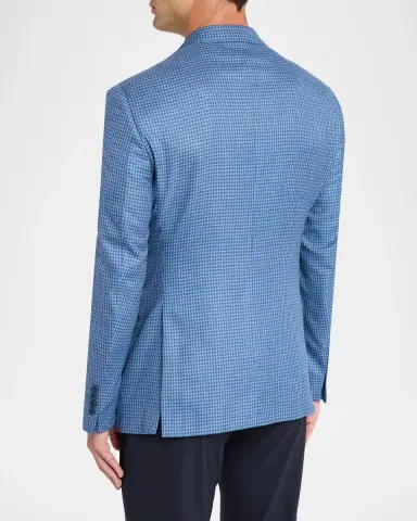 Emporio Armani Men's G Line Slim Houndstooth Single-Breasted Sport Coat | Thumbnail 3 Emporio Armani Men's G Line Slim Houndstooth Single-Breasted Sport Coat | Thumbnail 3